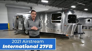 2021 Airstream® International 27FB  Walk Through Tour [upl. by Novehc]