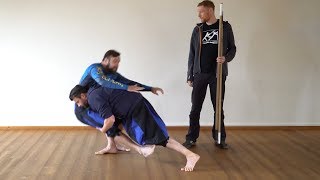 How To Fight With The Quarterstaff 10 – Counter With Takedown [upl. by Redfield]