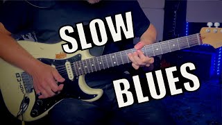 Slow Blues Guitar Backing Track Eb [upl. by Jedediah]