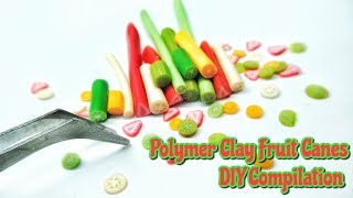 DIY Fruit Cane Tutorial  Fimo Cane Tutorial  Polymer Clay Tutorial  Andisa Charms [upl. by Darian]