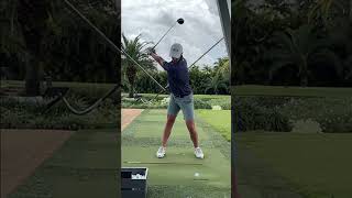 Slo Mo Face On Driver golf golftechnique golfswing [upl. by Assin]