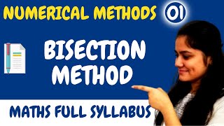 Introduction to Bisection MethodNumerical MethodsBCADream Maths [upl. by Sternlight]