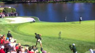 Mickelson Rose 17th Hole Ryder Cup 2012 Final Day Medinah [upl. by Burkhard289]