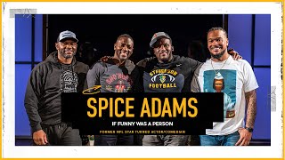 Spice Adams Life After NFL Comedy as a Form of Therapy Alter Egos amp Fatherhood  The Pivot Podcast [upl. by Kamila925]