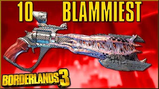 Top 10 BEST amp BLAMMIEST Legendary Weapons in Borderlands 3  Caedos Countdowns [upl. by Einnep]