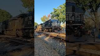 Interesting HORN Blast quotPower stroll down mountainquot Norfolk Southern 4567  154rider22 [upl. by Niuqauj439]