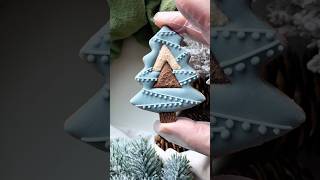 🎄Simple Christmas tree cookie decorating for beginners アイシングクッキー christmas christmascookies [upl. by Osborn]