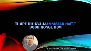 Humko Sirf Tumse Pyaar Hai HD Karaoke with Female Voice [upl. by Anuait]