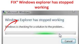 How to windows explorer has stopped fix the problem [upl. by Anemolif959]