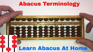 Lesson 1a  How to use the Abacus aka Soroban Abacus Terminology [upl. by Jarred]