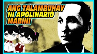 ANG TALAMBUHAY NI APOLINARIO MABINI  BAYANI [upl. by Ros353]