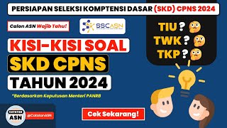 KisiKisi Soal SKD CPNS Tahun 2024 – Persiapan Ujian CAT SKD CPNS TA 2024 [upl. by Ahser]