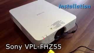 Sony VPLFHZ55 laser projector [upl. by Aimik]