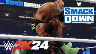 WWE 2K24  SmackDown Boogeyman vs Batista [upl. by Beeck805]