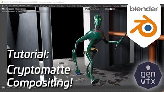 TUTORIAL The simple guide to easy use of Cryptomattes in Blender [upl. by Malvina]