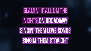 Nights on Broadway Karaoke  Bee Gees [upl. by Emmalyn]