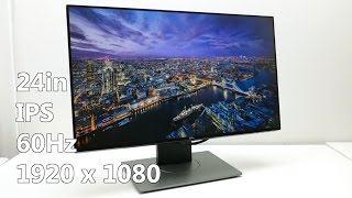 Dell Ultrasharp U2417H review  the best 24inch monitor [upl. by Nnairet]