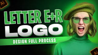 The Logo Design Process From Start To Finish  ER logo design  Adobe Illustrator Tutorials [upl. by Marlyn146]