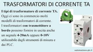 Scuola di automazione industrialeTrasformatori di corrente TA con convertitore integrato di segnale [upl. by May]