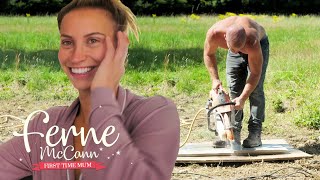 Ferne Gets Flustered Over the Sexy Workers 👷‍♂️  Ferne McCann First Time Mum [upl. by Neelear]