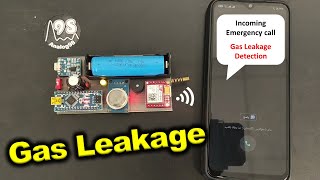 Gas leakage detection system using phone call alert [upl. by Flora577]