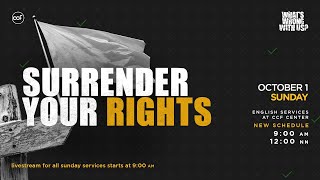 Surrender Your Rights  Peter TanChi Jr [upl. by Haramat]