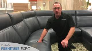 Natuzzi Editions C007 Lapo Product Review  Colliers Furniture Expo [upl. by Wende]