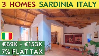 3 HOMES in SARDINIA ITALY  Beautiful Italian HOUSES for SALE [upl. by Paine]