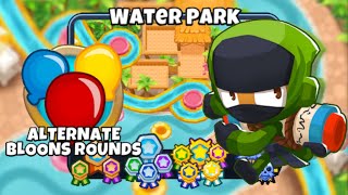 Water Park Alternate Bloons Rounds 🚫 Monkey Knowledge WalkthroughGuide  Bloons TD6 [upl. by Ocinemod652]