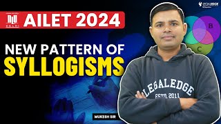 Syllogisms New pattern for AILET 2024  AILET Logical Reasoning 2024 [upl. by Ardnohs]