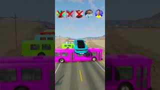 🚘CR7 vs Messi vs MrBeast vs Tom vs Scooby Doo Lucky 😎beamngdrive shorts ronaldo ur  cristiano [upl. by Rizas]