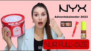 NUR FULLSIZE NYX Adventskalender 2023 [upl. by Helban553]