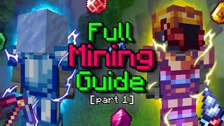 Full Mining Guide Part 1 Gear  Hypixel Skyblock [upl. by Namharludba]