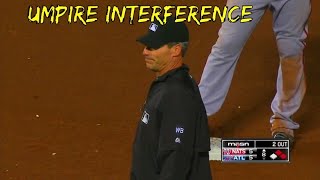 MLB Umpire Interference [upl. by Rocray822]