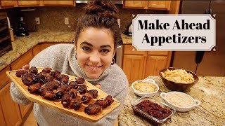 Easy MakeAhead Holiday Appetizers [upl. by Ssidnak]