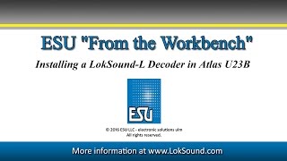 Installing a LokSound L Decoder in an Atlas Locomotive [upl. by Kara-Lynn674]