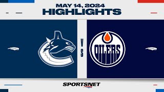 NHL Game 4 Highlights  Canucks vs Oilers  May 14 2024 [upl. by Gale978]