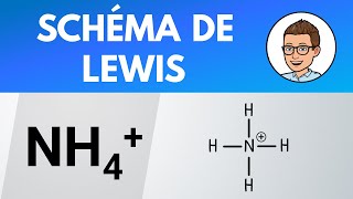 Schéma LEWIS ✏️ NH4  ion ammonium  PhysiqueChimie [upl. by Retlaw300]