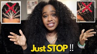 WHY PROTECTIVE STYLES ARE CAUSING SO MUCH DAMAGE TO YOUR HAIR [upl. by Moreville]