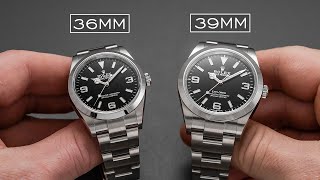 The NEW Rolex Explorer 36mm vs the Previous 39mm  Smaller But Better [upl. by Tyrone216]