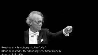 Klaus Tennstedt Beethoven  Symphony No1 1968 Mecklenburgische Staatskapelle [upl. by Vano]