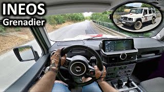 2023 INEOS Grenadier 4x4 diesel  POV test drive [upl. by Meredith]