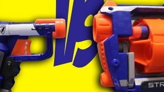 Nerf War Jolt EX1 Vs Elite Strongarm Blaster [upl. by Tabbitha46]