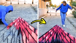 Amazing Street Art Ideas And Cool Painting Techniques [upl. by Ojahtnamas600]