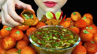 SPICY PANIPURI CHALLENGEPANIPURI EATING CHALLENGE  INDIAN STREET FOOD [upl. by Nimra]