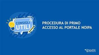 Procedura di primo accesso al portale NoiPA [upl. by Seidnac964]