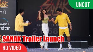 SANAK Trailer Launch  Vidyut Jammwal Rukmini Maitra Neha Dhupia [upl. by Indys]