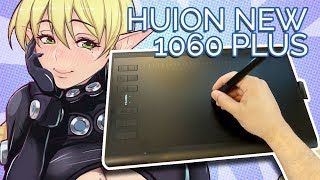 A 12BUTTON TABLET WITH 8GB MEMORY HUION New 1060 Plus Unbox Review [upl. by Eckmann]