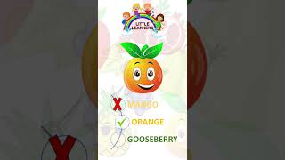 Fruits names in English Fruits Game  English Teaching Preschool Activity Kids Kindergarten Games [upl. by Paulo]