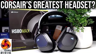 Corsair HS80 Max Wireless Headset Review 2023 [upl. by Hashimoto]